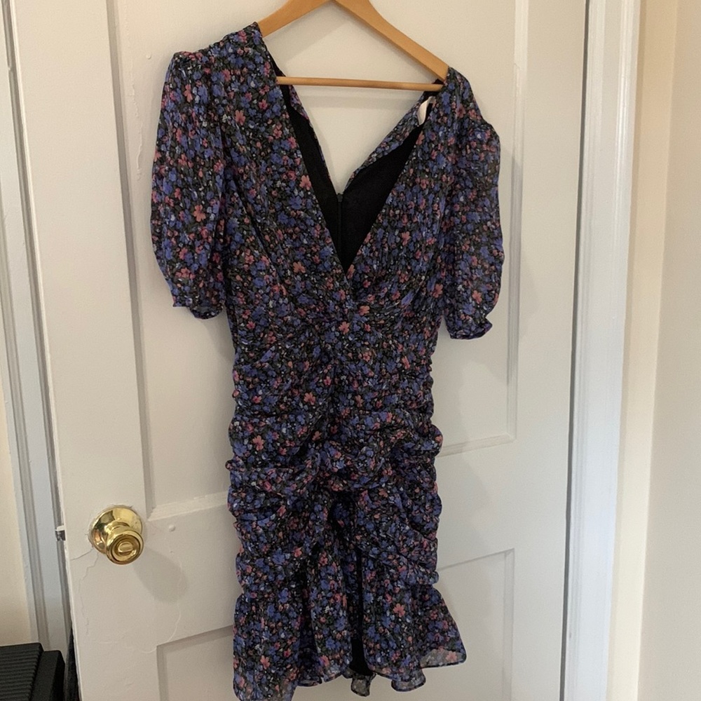 Floral mini dress size M